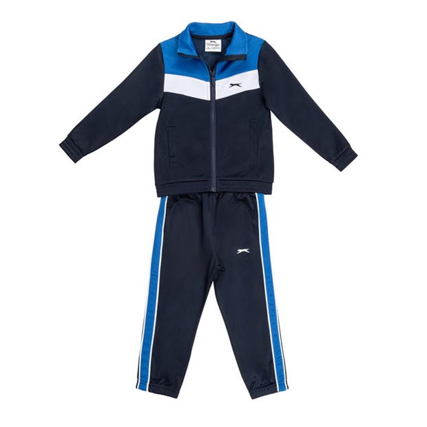 Nvy/Wht/Royal - Slazenger - Comfort Fit Junior Tracksuit