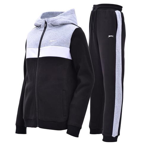 Slazenger - Fleece Full Zip Track Suit Junior Boys