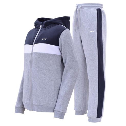 Slazenger - Fleece Full Zip Track Suit Junior Boys