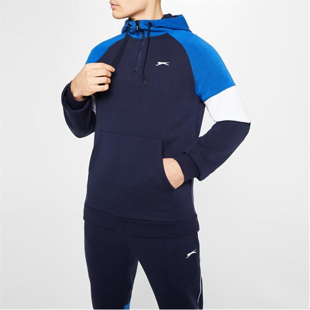 Navy/Royal - Slazenger - Fleece Tracksuit Mens