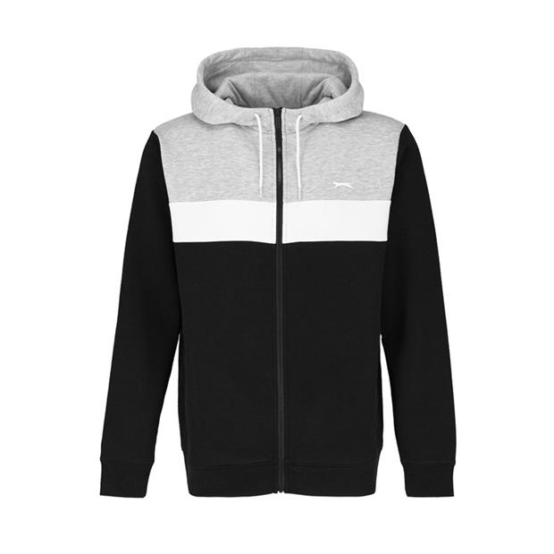 Black/Grey - Slazenger - Full Zip Tracksuit