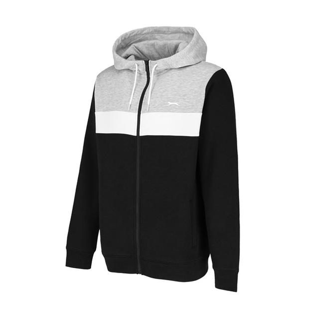 Black/Grey - Slazenger - Full Zip Tracksuit