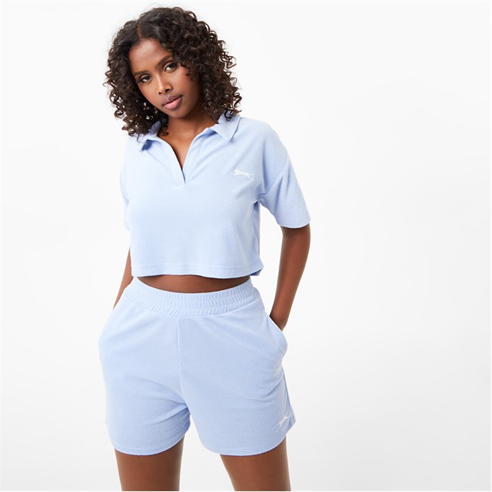 Slazenger - ft. Wolfie Cindy Towelling Cropped Polo Womens