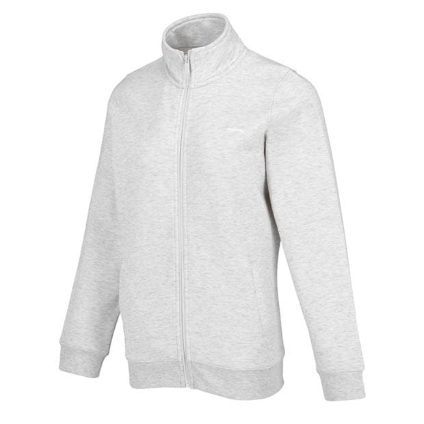 Ice Grey Marl - Slazenger - Fitted Zip through Jacket Womens