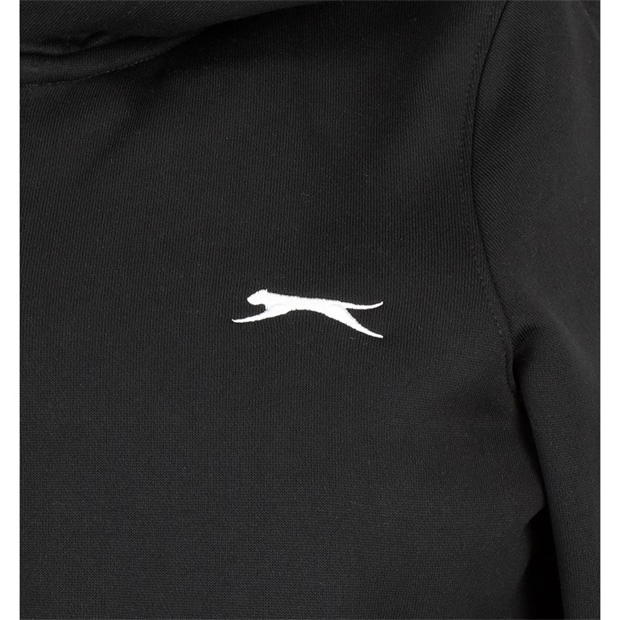 Black - Slazenger - Fitted Full Zip Hoodie Womens