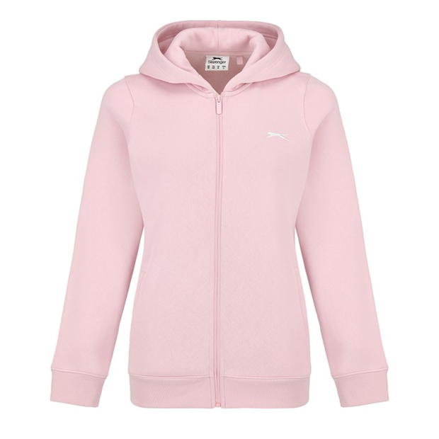 Baby Pink - Slazenger - Fitted Full Zip Hoodie Womens