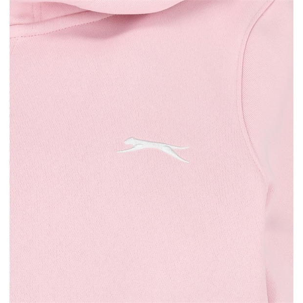 Baby Pink - Slazenger - Fitted Full Zip Hoodie Womens