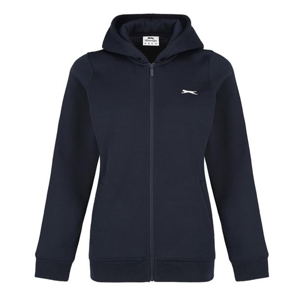 Navy - Slazenger - Fitted Full Zip Hoodie Womens