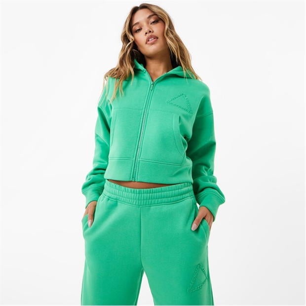 Bright Green - Slazenger - ft. Wolfie Cindy Logo Zip Hoodie