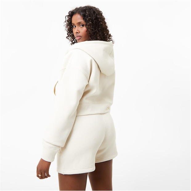 Cream - Slazenger - ft. Wolfie Cindy Logo Zip Hoodie