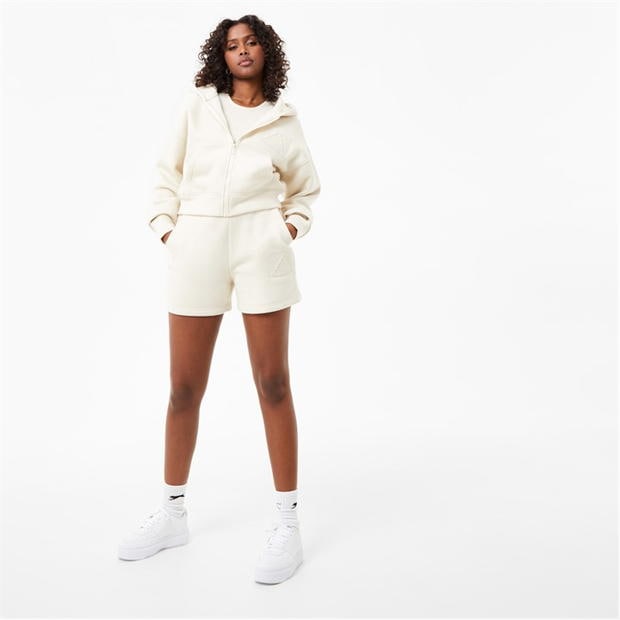 Cream - Slazenger - ft. Wolfie Cindy Logo Zip Hoodie