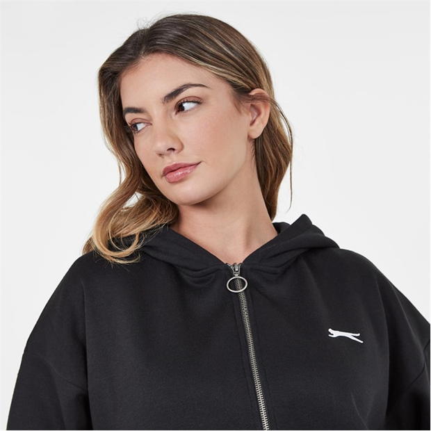 Black - Slazenger - Full Zip Hoodie Womens