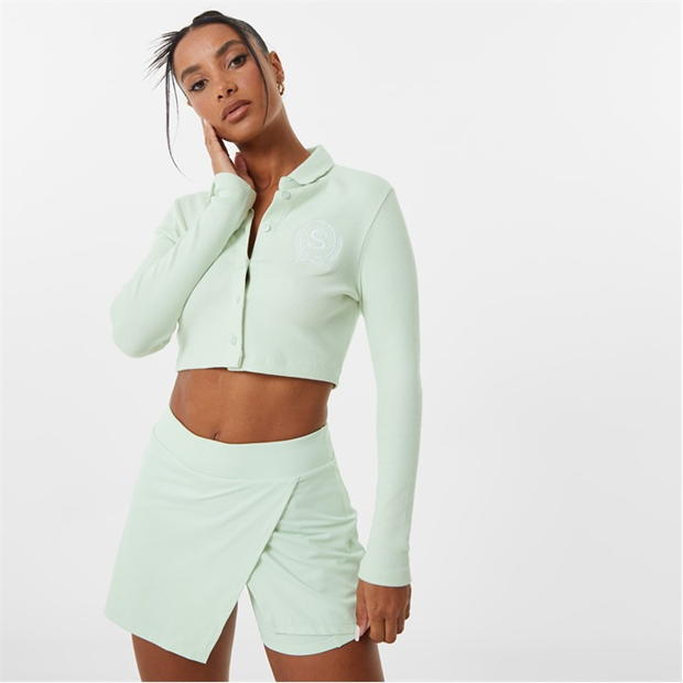 Light Green - Slazenger - Sofia Richie Button Down Top