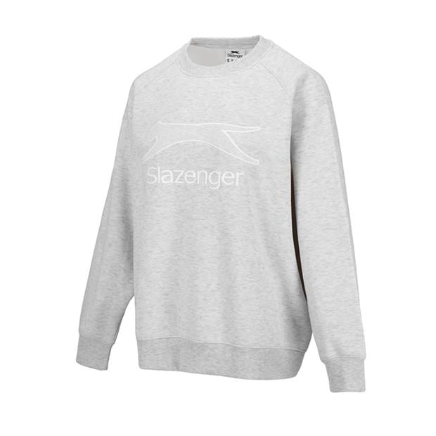 Ice Grey Marl - Slazenger - Crew Sweatshirt Womens