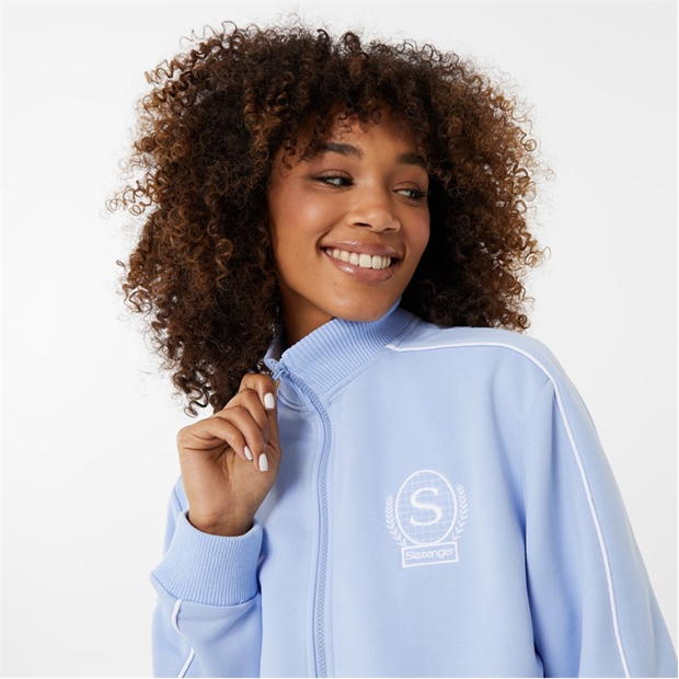 Baby Blue - Slazenger - Sofia Richie Cropped Track Top