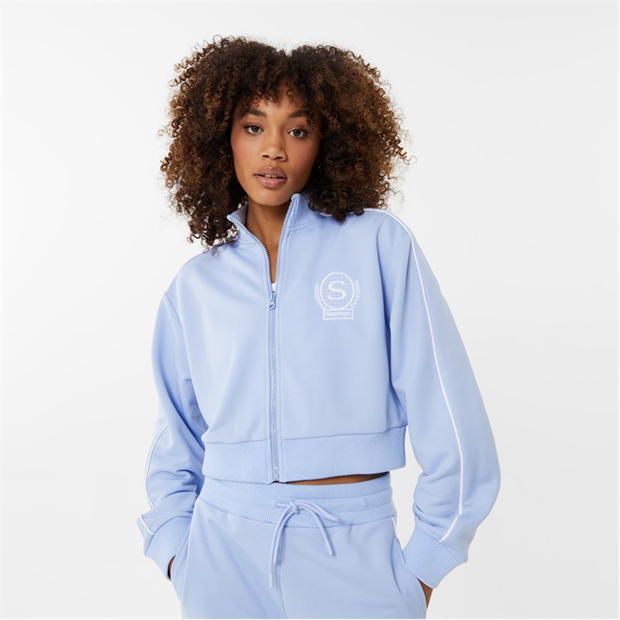 Baby Blue - Slazenger - Sofia Richie Cropped Track Top