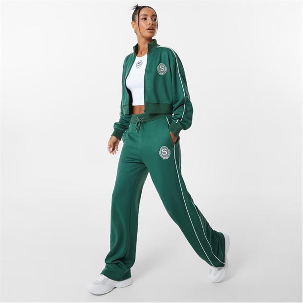 Forest Green - Slazenger - Sofia Richie Cropped Track Top