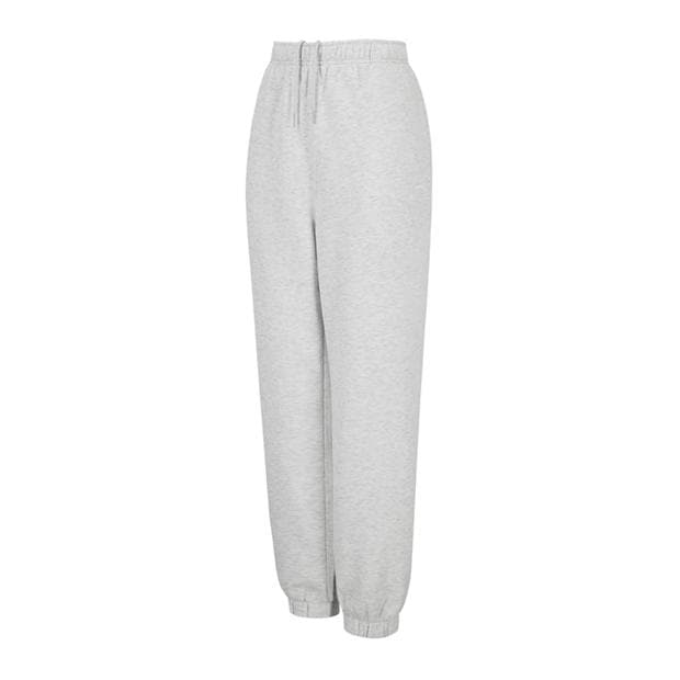 Ice Grey Marl - Slazenger - Closed Hem Fleece Pants Womens