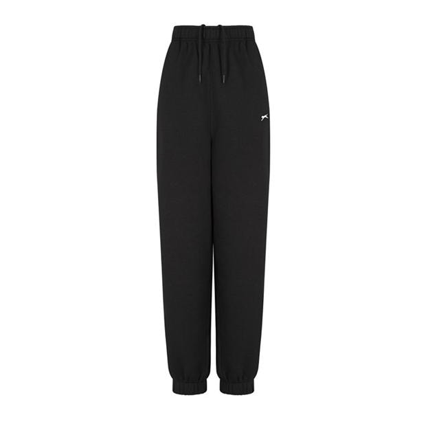 Black - Slazenger - Closed Hem Fleece Pants Womens