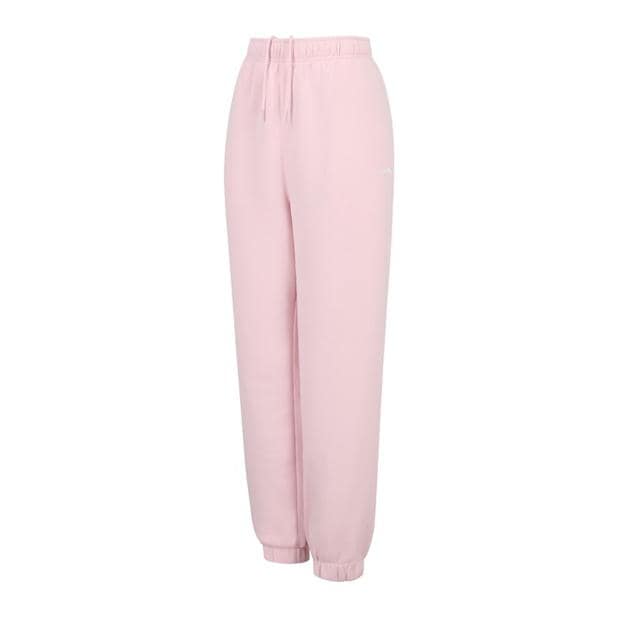 Baby Pink - Slazenger - Closed Hem Fleece Pants Womens