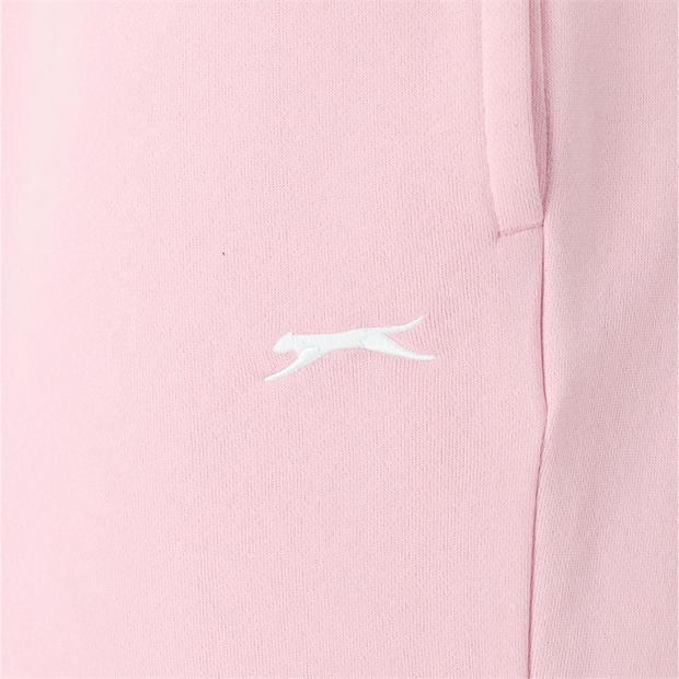 Baby Pink - Slazenger - Closed Hem Fleece Pants Womens