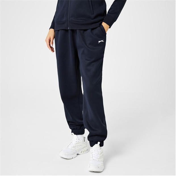 Navy - Slazenger - Closed Hem Fleece Pants Womens