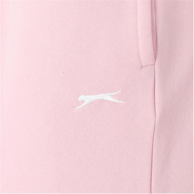 Baby Pink - Slazenger - Closed Hem Fleece Pants Womens