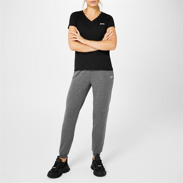 Charcoal Marl - Slazenger - Interlock Closed Hem Ladies