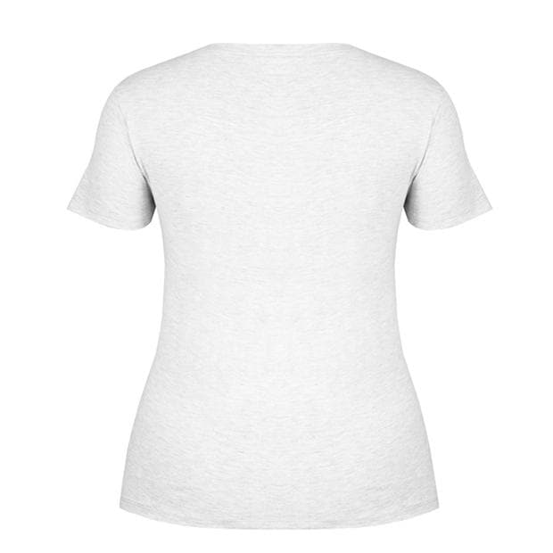 Ice Grey Marl - Slazenger - V Neck T Shirt Ladies