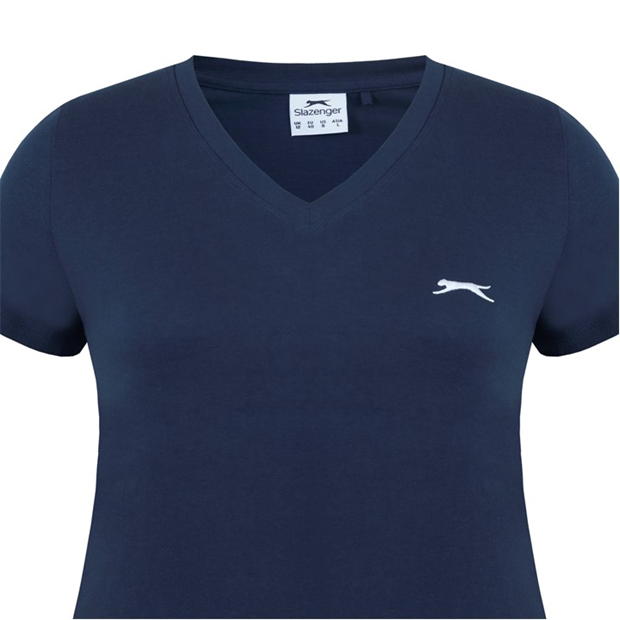 Navy - Slazenger - V Neck T Shirt Ladies