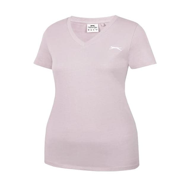 Lilac Snow - Slazenger - V Neck T Shirt Ladies