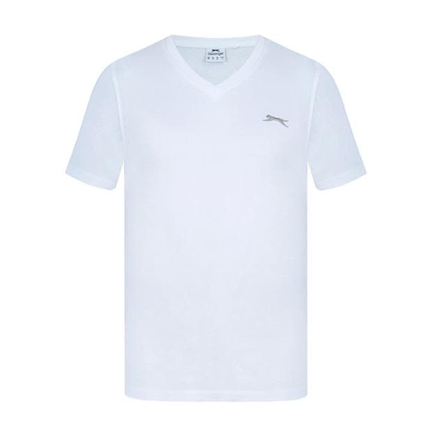 White - Slazenger - V Neck T Shirt Mens