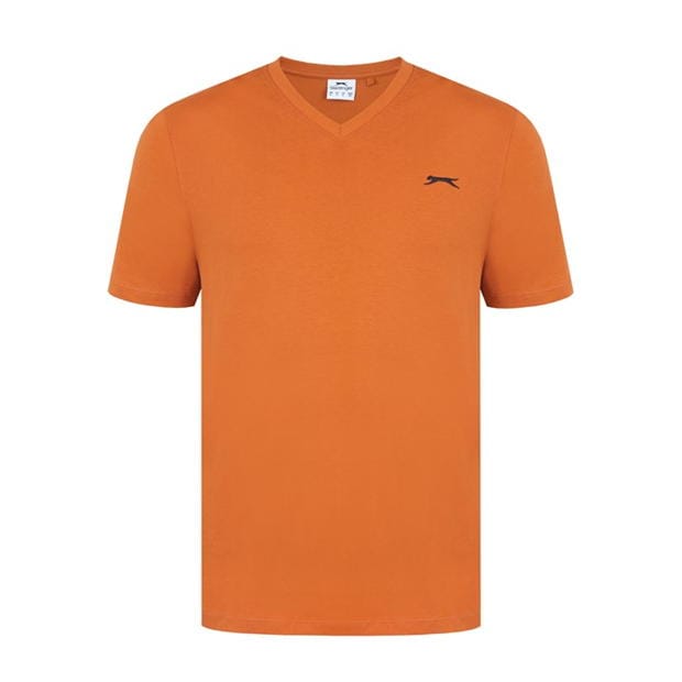 Rust - Slazenger - V Neck T Shirt Mens