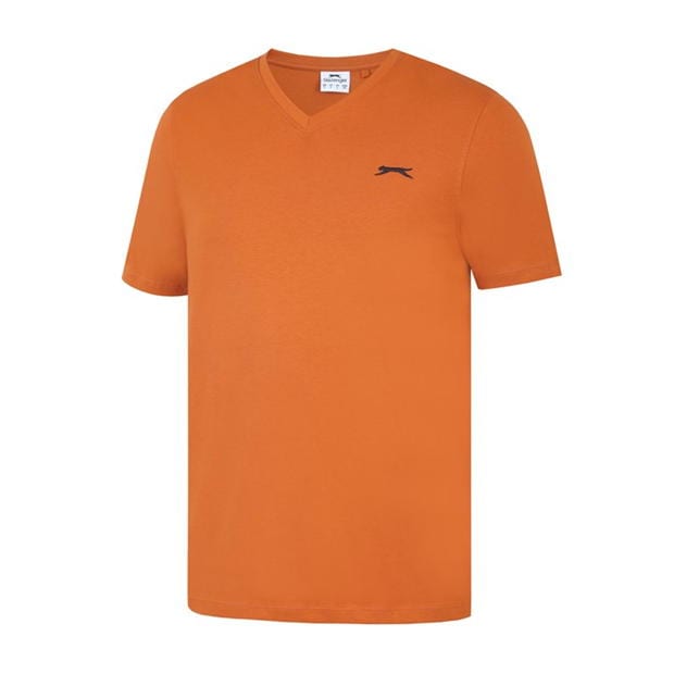 Rust - Slazenger - V Neck T Shirt Mens