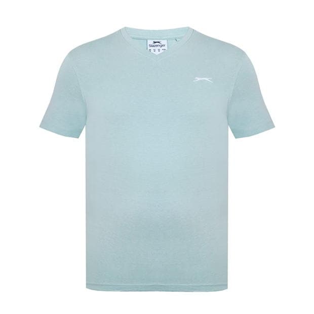 Green - Slazenger - V Neck T Shirt Mens