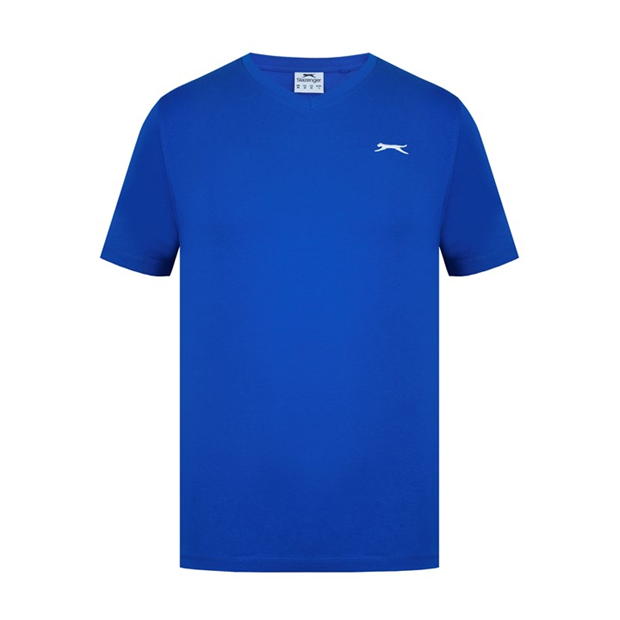 Royal Blue - Slazenger - V Neck T Shirt Mens