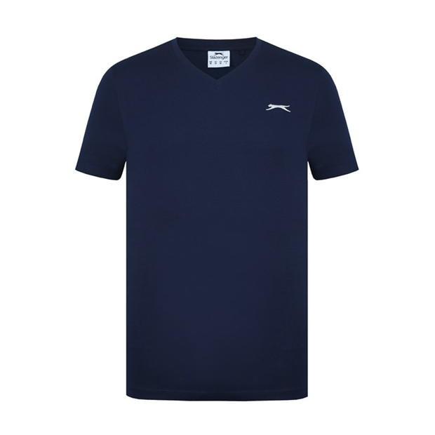 Navy - Slazenger - V Neck T Shirt Mens