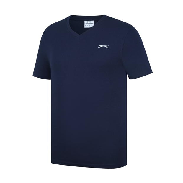 Navy - Slazenger - V Neck T Shirt Mens