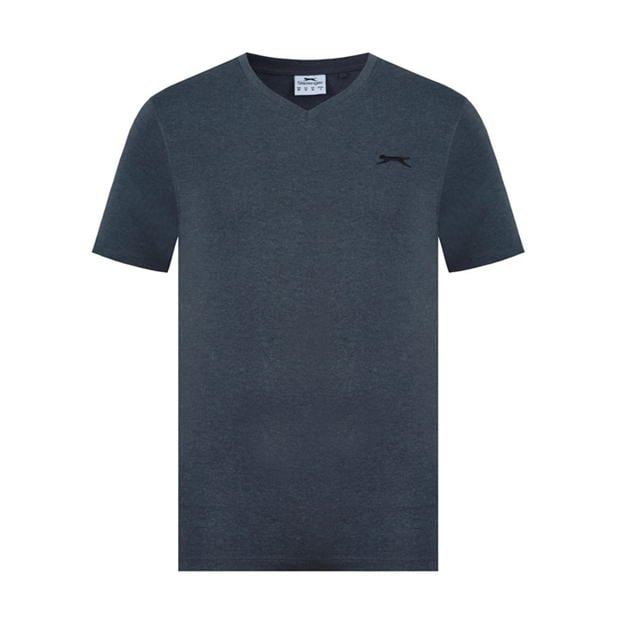 Charcoal Marl - Slazenger - V Neck T Shirt Mens