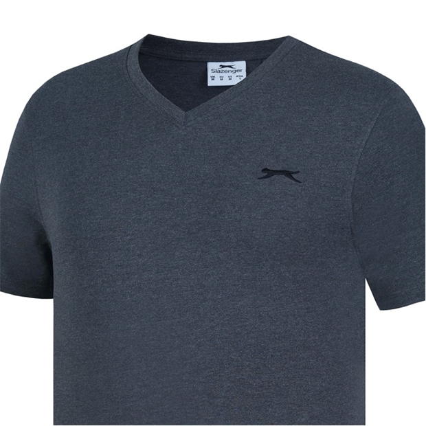 Charcoal Marl - Slazenger - V Neck T Shirt Mens