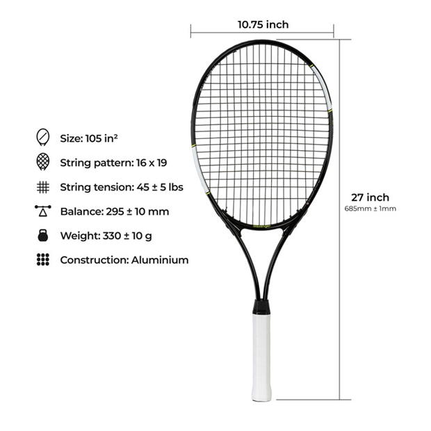 Black - Slazenger - Smash Tennis Racket