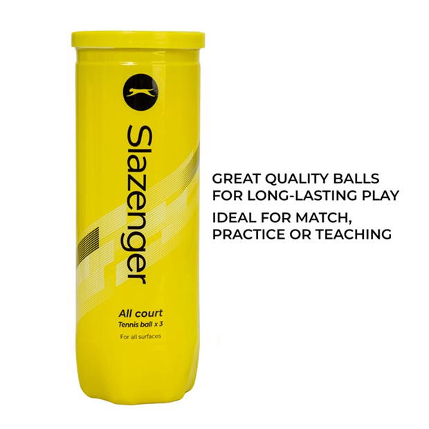 Yellow - Slazenger - Club All Court Tennis Balls