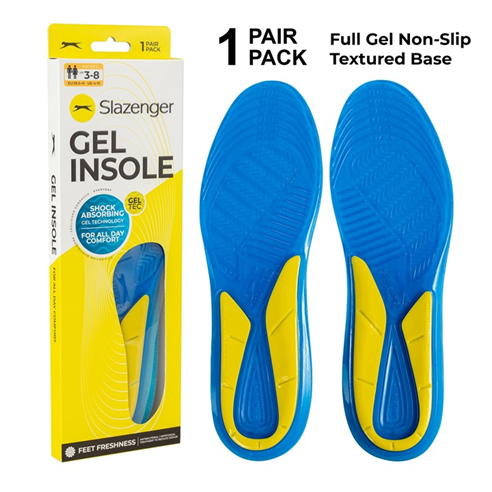 Slazenger - Gel Insoles for Enhanced Arch Support