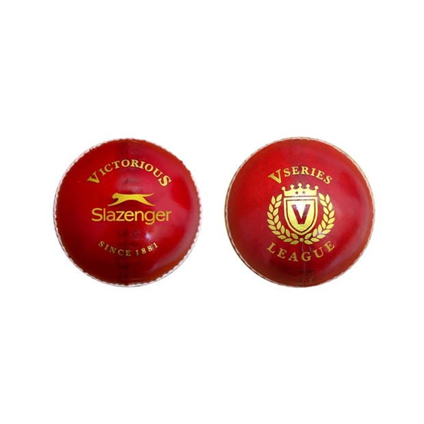 Red - Slazenger - League Cricket Ball