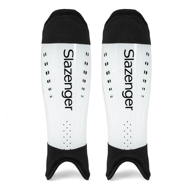 White/Black - Slazenger - Advanced Hockey Shin Guards for Adults