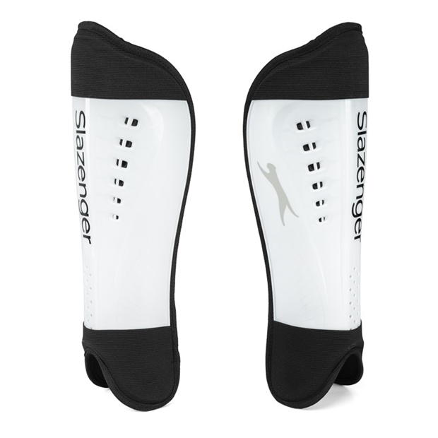 White/Black - Slazenger - Advanced Hockey Shin Guards for Adults