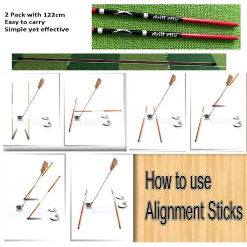 Slazenger - Pro Golf Alignment Sticks