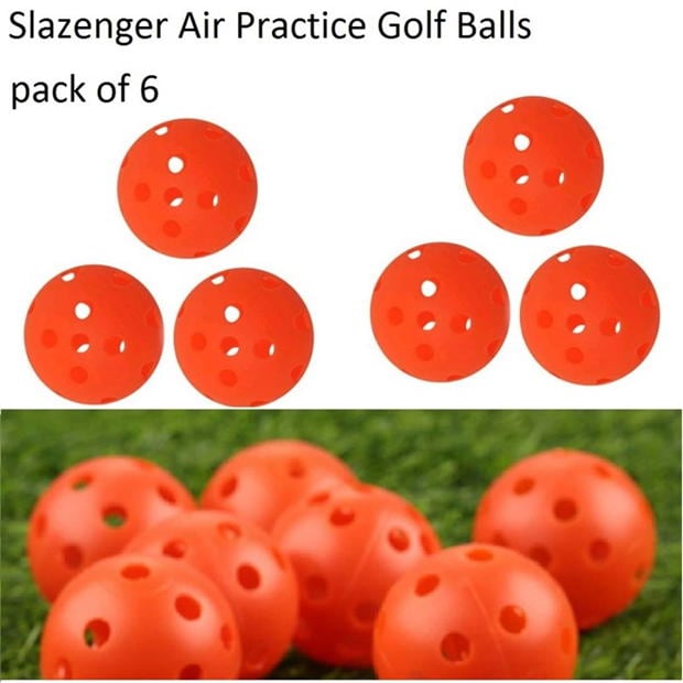 Orange - Slazenger - Air Practice Golf Balls