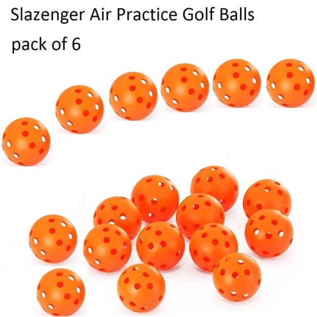 Orange - Slazenger - Air Practice Golf Balls