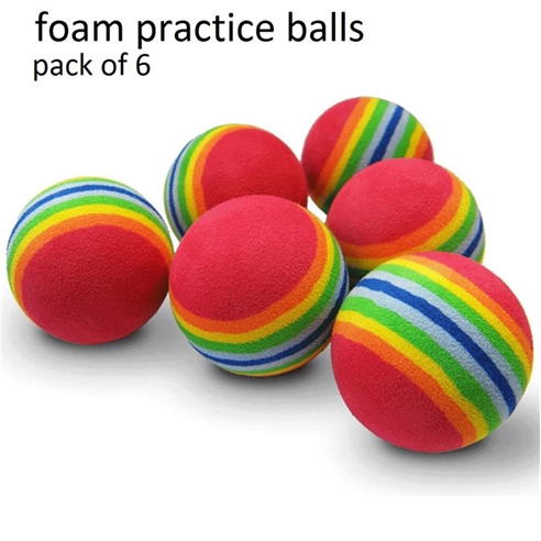 Slazenger - Multicolored Practice Foam Balls Pack of 6